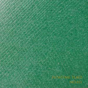 Quality Floating Plaid Leatherette Paper with Durability and Waterproof wholesale