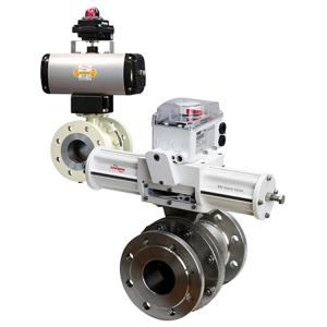 Quality Stainless Steel Valves Ball Float Valve PN 10 - 40 Pressure With 3200MD 3800MD Positioner wholesale