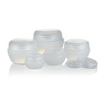30ml 50ml 100ml 200ml Plastic Empty Jar Transparent Cream Jar with Collar
