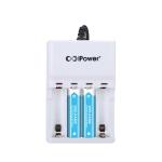 AU Plug Double Aa Battery Charger White AAA And AA Battery Charger