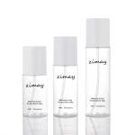100ml Transparent White Cosmetic Lotion Bottle Cylinder Shape