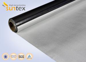 Quality Fireproof 140C Aluminum Foil Fiberglass Cloth 0.2mm for Welding Fire Blanket wholesale