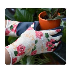 Quality Colored Nylon Spandex Liner With Sandy Latex Plam Coated XXL Industrial Gloves wholesale