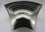 Galvanized Steel 45 Degree Stamping Half Elbow / Pressed Bends Halves