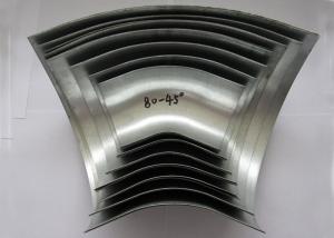 Quality Galvanized Steel 45 Degree Stamping Half Elbow / Pressed Bends Halves wholesale
