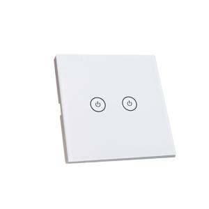 Quality 2 gang standard TUYA esp8266 smart wifi wall socket UK wholesale