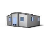 18mm MgO Board Floor Mobile Capsule Construction Tiny House with Steel Sandwich
