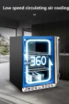 110V/220V Wine Cooler Refrigerator Odorless Stainless Steel 201