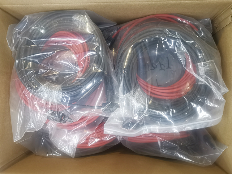 DC 1000V 4mm 20 Feet PV1F Solar Cable IEC60502 Standard