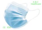 Disposable Blue Earloop Face Mask Non Woven Fabric Face Mask High Filtration