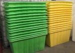Rotomolded Poly Box Truck , Elevated Raised Growing Laundry Cart Plastic For