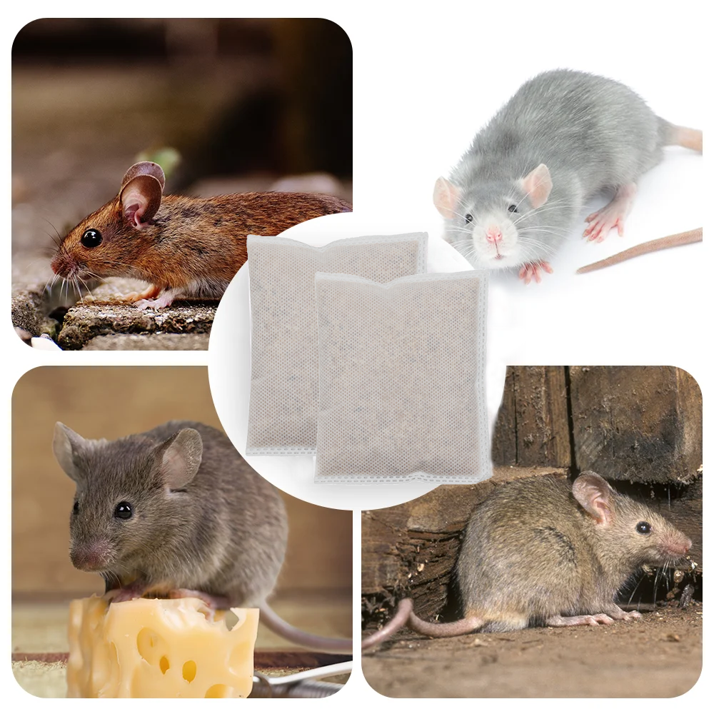 Natural and Safe Rodent Repelling Sachets Long Lasting Strength Material Feature