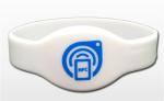Durable Waterproof ISO 14443A Rfid Tag Bracelet Silicone Nfc Rubber Programmable