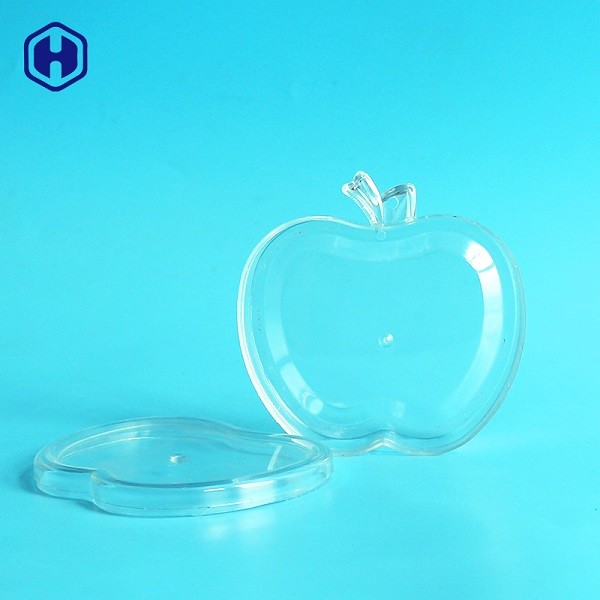 Apple Shape PET Packaging Box Small Size Lightweight Space Saving