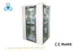 Single Person Cleanroom Air Shower With 90 Degree Corner Doors , 800W Blow Power