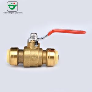 Quality 3/4&quot;X3/4'' Chrome Plated Forged Brass Ball Valves For Water wholesale