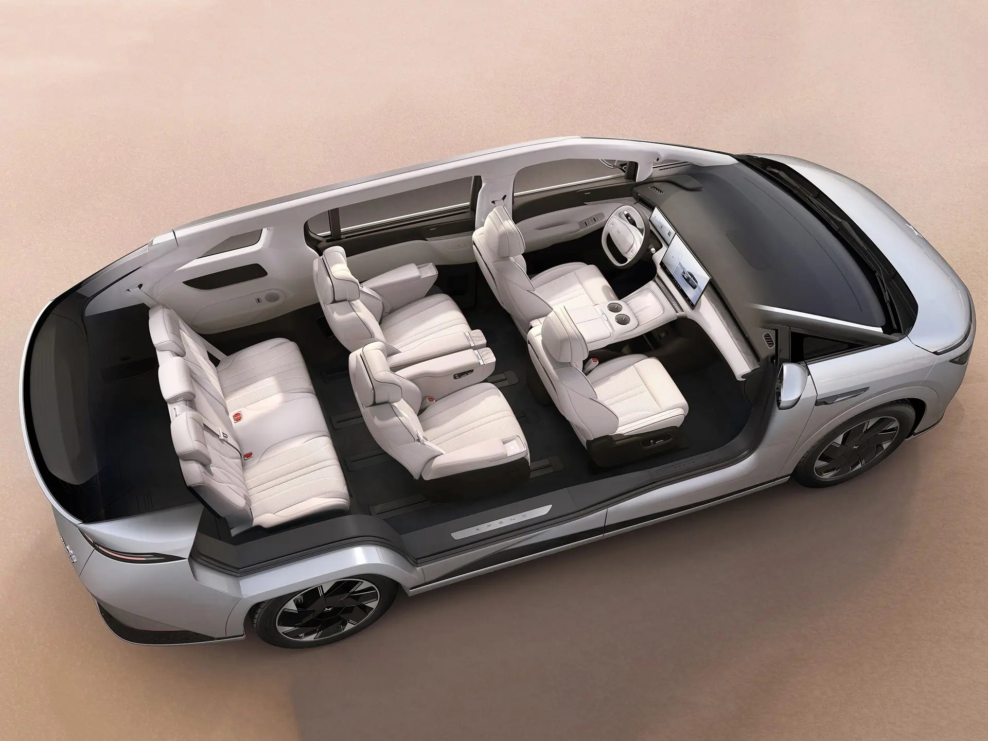 Brand New Xpeng x9 electric car 4wd high-performance MAX versions Xpeng x9 MPV New electric vehicle