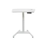 Single Leg Height Adjustable Sit To Stand Steel Executive Desk