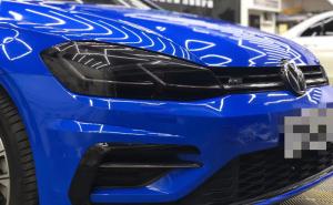 Quality Sapphire Blue High Gloss Car Wrap Vinyl Removable For Vehicle Advertising wholesale