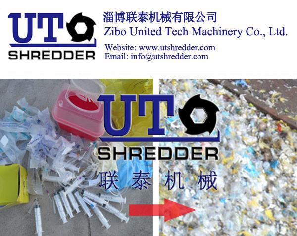 Solid Waste Shredder/Medical Waste Shredder / double shaft shredder/Biomedical