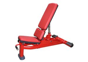 Quality Red Gym Adjustable Dumbbell Bench Machine 106cm Height wholesale