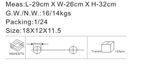 Blue Color 18 sheets metal adjsutbale 2 holes paper puncher with Ruler