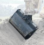 0.6 - 1cbm Excavator Rock Cleaning Bucket For 3-30T