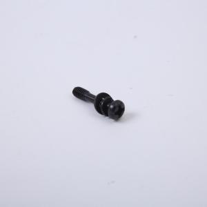 Quality Black Zinc Plated Screws Round Head With Washer Triple Set , Cross Slotted Pan Head Screw wholesale