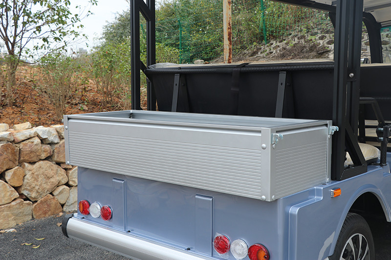 Trojan Battery 11 Seater Electric Sightseeing Car With Mini Cargo Bed G Series
