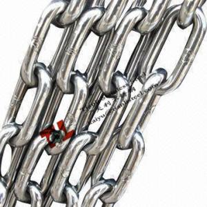 Quality SUS 304 316 Stainless Steel Japanese Standard Long Link Chain with diameter 5mm wholesale