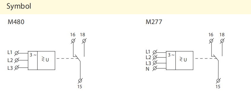 DV5-10 3 Phase Relay Loss Sensors Relay Asymmetry Control Voltage Monitoring Relays