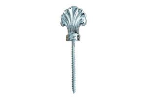 Quality Silver Plastic And Metal Coffin Accessories , Funeral Casket Hardware Screw For Casket Lid wholesale