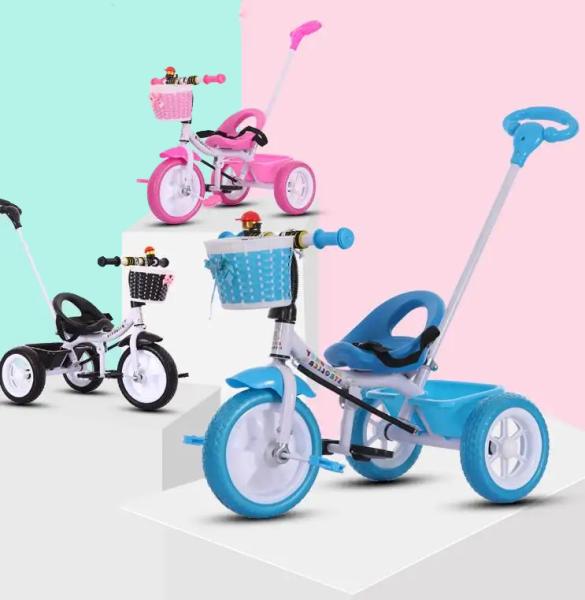 2023 Fashion Baby 3 Wheels Ride on Bicycle Bike Car for 2-6 Years Kids Plastic