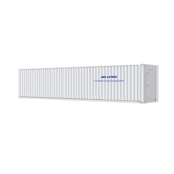 Integrating Solar 1mw 3.87mwh All In One Outdoor HVAC Shipping Container Battery