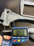white grey ASTM 0.65mm Thin Aluminium Alloy Plate Strip