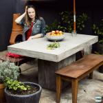 Home Garden Premium Concrete Table Sets For Outdoor Furniture GRC Furniture