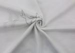 WHOLESALE COLOR WHITE FABRICS 100 POLYESTER KNITTED FABRIC SOFT SKIN PATTERN
