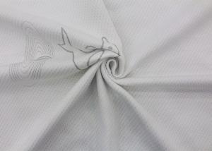 Quality Mattress Pillowcase Knitted Jacquard Fabric Air Layer Yarn Dyed wholesale