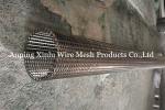 Duplex 2205 Spiral Wedge Wire Screen Pipe OD137mm Point Outside