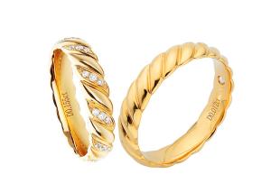 Quality OEM Rose Gold Jewellery Couple Rings wholesale