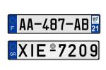Great Embossability Reflective Sheeting Film 135 Microns For Car License Plate