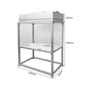 Quality HEPA Laminar Air Flow Bench Vertical Cabinet 1200m³/H For Mushroom Workshop wholesale