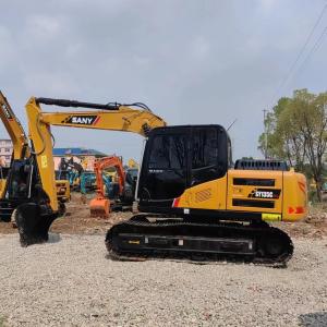 Quality Sany SY135C Used Excavator Original Color With Original Hydraulic Cylinder wholesale