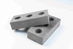 3Holes grey brick for building projects
