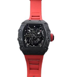 Quality Sapphire Crystal Men'S Mechanical Watch Richard Mille Silicone Wrist 26cm wholesale