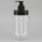 Transparent 77*114mm 450ml Reusable Shampoo Bottles