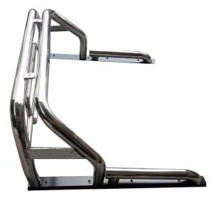 Quality 201 Stainless Steel Anti Sport Truck Roll Bar For Isuzu D-MAX Ford Ranger Mitsubishi Triton Mazda BT50 F150 wholesale