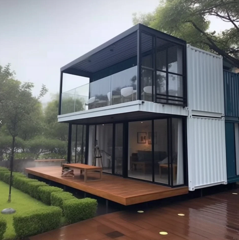 20ft/40ft Galvanized Steel Frame Light Steel Detachable Container Prefabricated House
