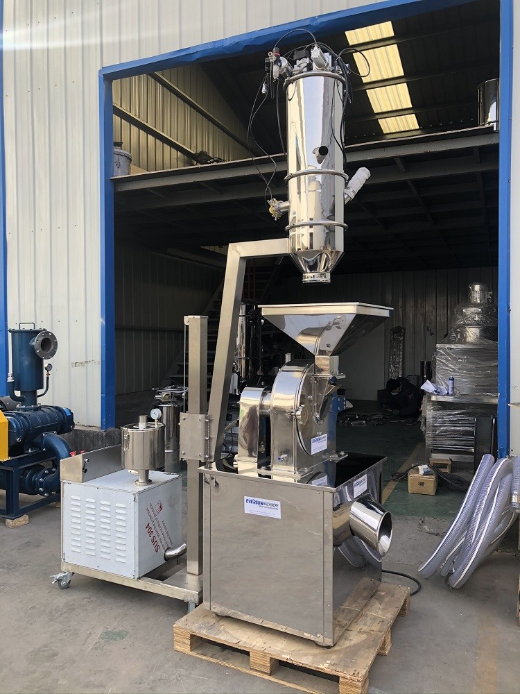 Feeding 15mm Pulverizer Grinder Machine SUS304 Powder Milling Machine