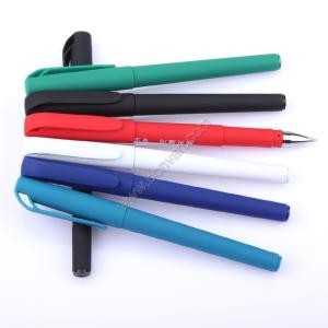 Quality rubber frosted office ball pen, smooth writing gift ink pen wholesale